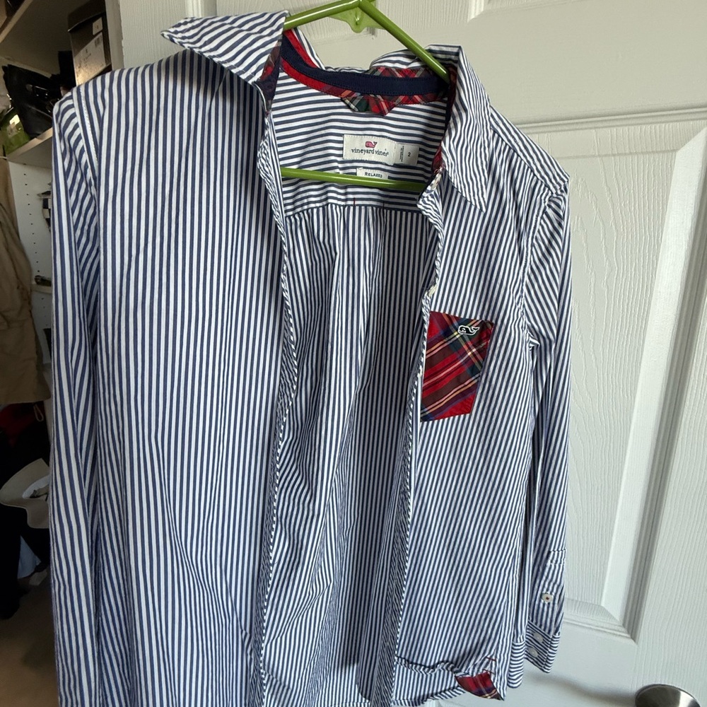 Vineyard vines Blue Striped Shirt